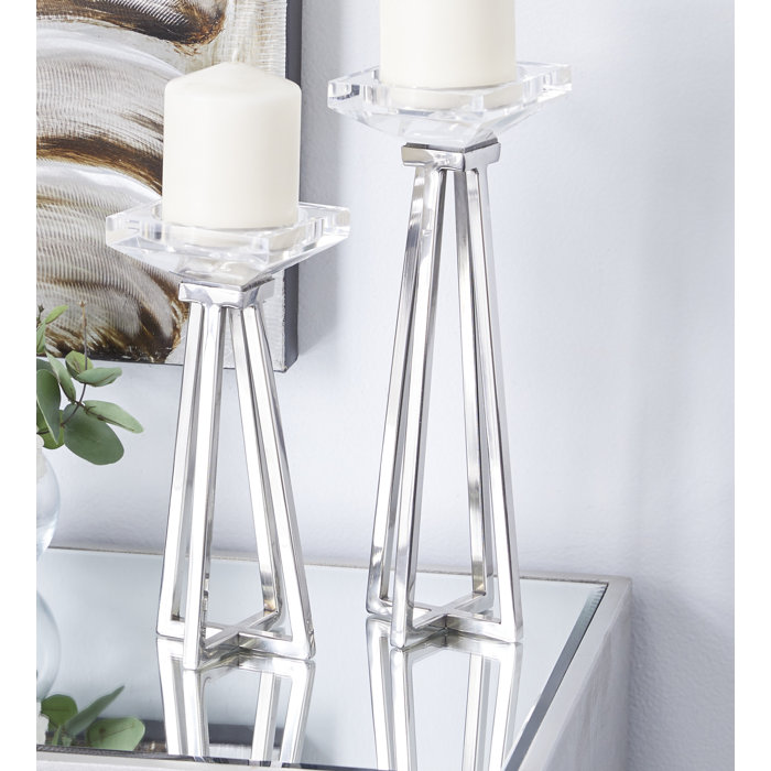 Mercer41 12.75'' H Stainless Steel Tabletop Votive Holder Wayfair